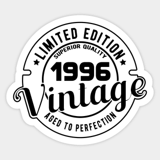 1996 VINTAGE - 25Th BIRTHDAY GIFT Sticker